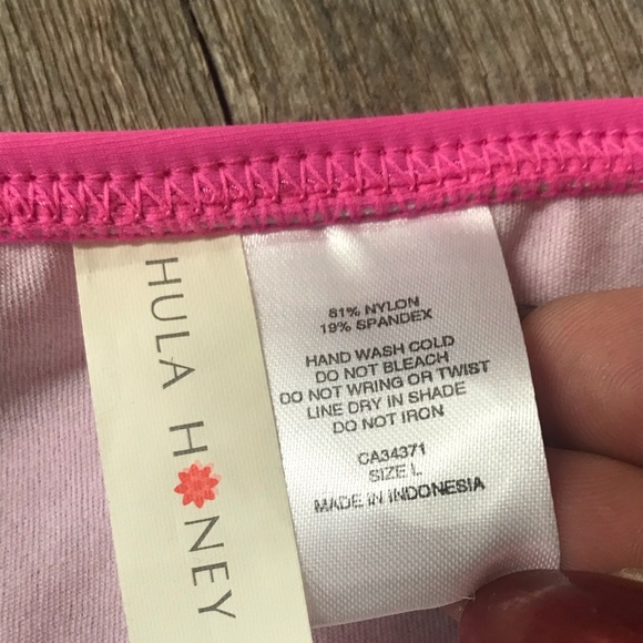 NWT Large Hot Pink Adjustable Bikini Bottoms - Picture 5 of 5